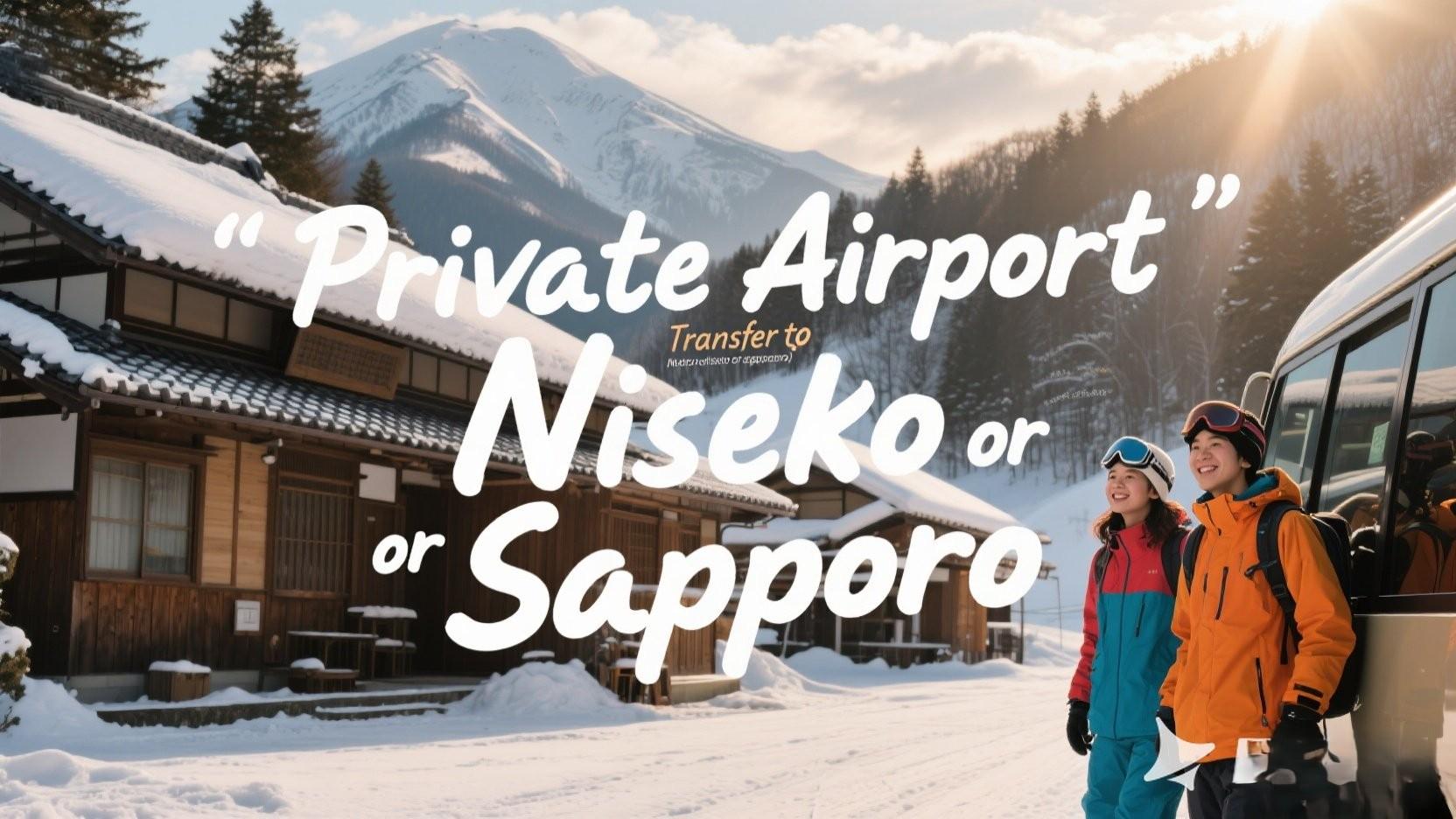 Flughafen New Chitose: Privater Transfer von/nach Niseko/Sapporo
