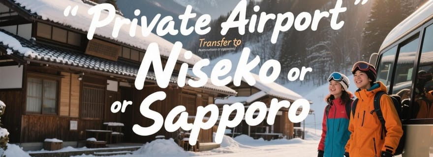 Aeroporto di New Chitose: trasferimento privato da/per Niseko/Sapporo