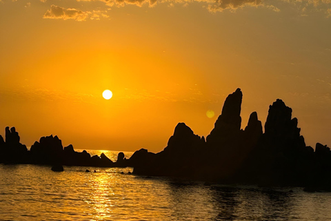 Ajaccio : Sunset seascape at the Sanguinaires