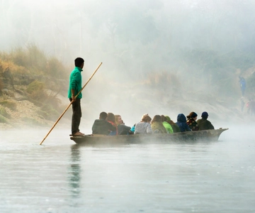 Chitwan: One day Jeep Safari, Canoeing, Forest walk