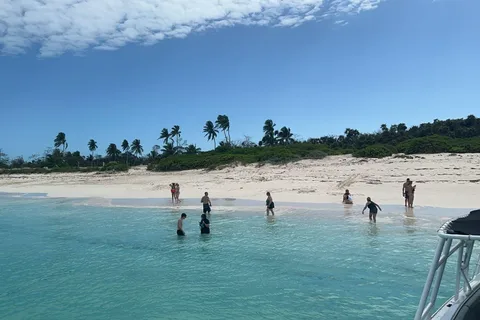 Nassau : Île privée, plongée en apnée, tortues, boissons et barbecue