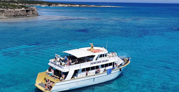 From Paphos: Blue Lagoon Tour with BBQ and Hotel Pickup