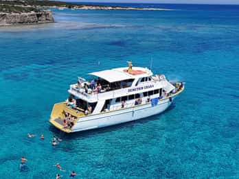 Da Paphos: Tour della Laguna Blu con barbecue e servizio di prelievo in hotel