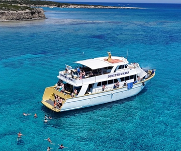 From Paphos: Blue Lagoon Tour with BBQ and Hotel Pickup
