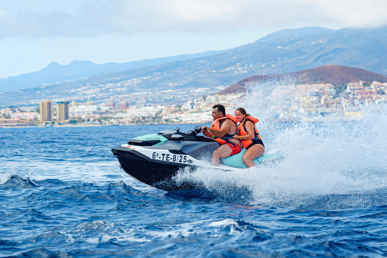 Tenerife: Jet Ski Ocean 1-Hour Safari with Optional Transfer 2 hours JetSki safari for two