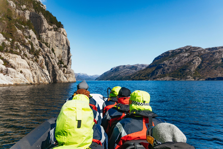 Desde Stavanger: Tour en barco semirrígido por el fiordo de Lysefjord