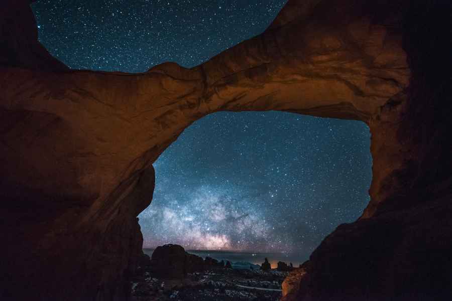 Die Fenster in Arches: Geführte Astro-Foto & Sternenwanderung. Foto: GetYourGuide
