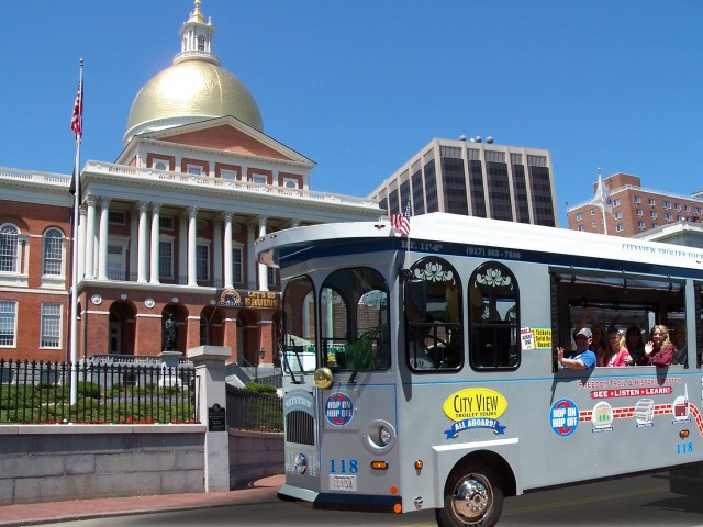 Visit Boston Hop-On, Hop-Off Trolley Ticket in Boston