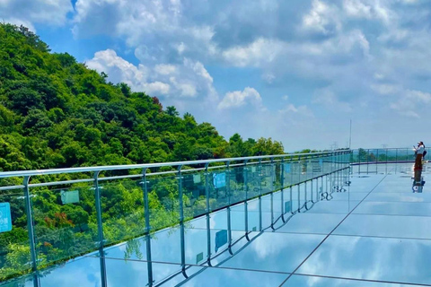 Guangzhou to Huangtengxia: Skywalk/Cable Car/Karts/7D Cinema Skywalk + One-Way Cable Car + One-Way Shuttle Bus