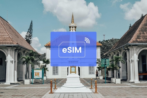 Yogyakarta: Indonezja – plan mobilnej transmisji danych eSIM w roamingu20 GB/ 30 dni: tylko Indonezja