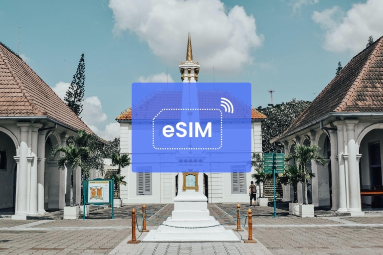 Yogyakarta: Indonesien eSIM Roaming Mobile Datenplan1 GB/ 7 Tage: nur Indonesien