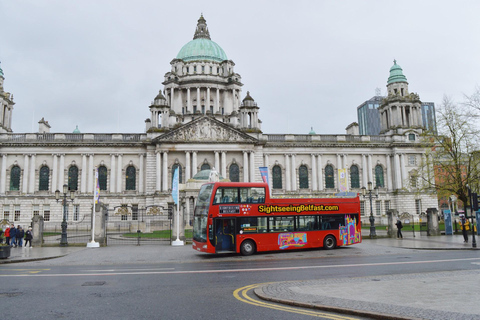 Belfast: Hop-on-hop-off-bustour door Belfast Open Top Bus Tour