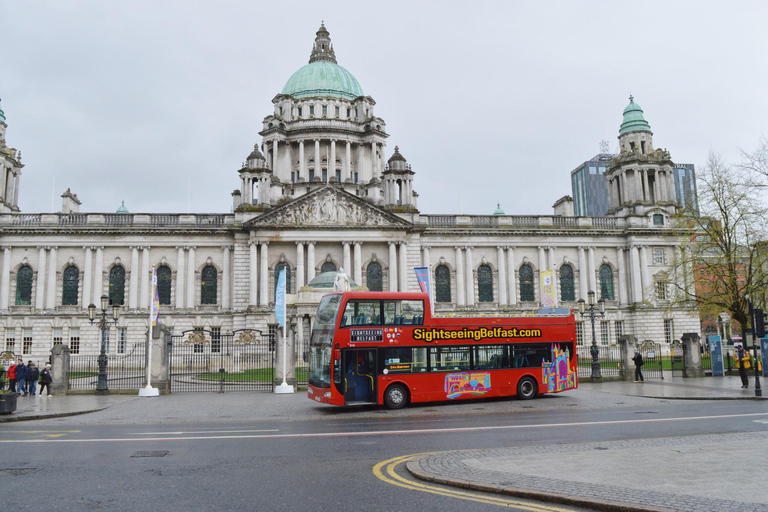 Belfast: Tour de ônibus hop-on hop-off Belfast Open Top Tour