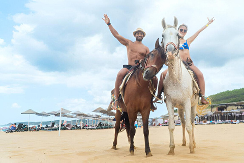 Horseback Ride & Monkey Island Tour with Pickup Puerto Plata