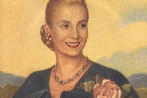 Een kopje koffie met Eva Perón - een historisch figuur van Buenos Aires