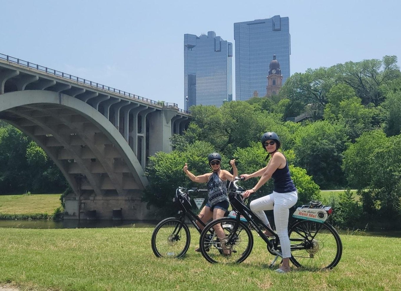 Tur på elcykel i Fort Worth