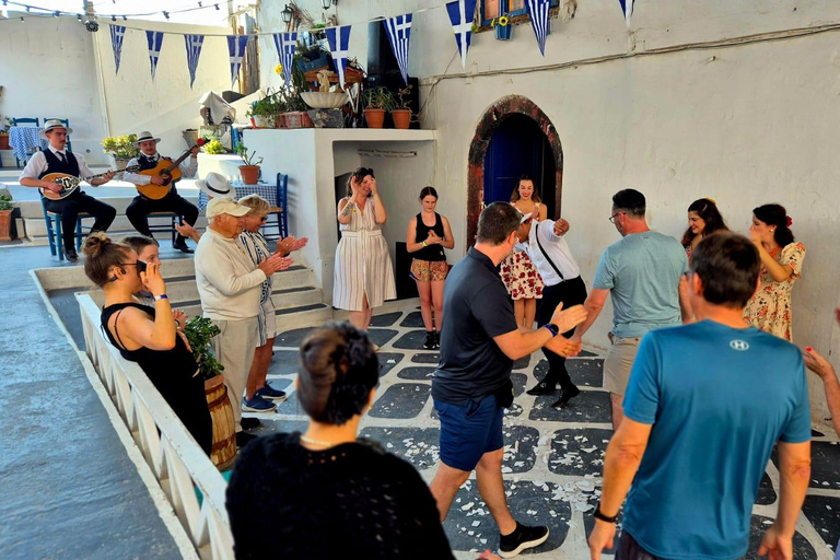 Santorini: Plate-Smashing Show & Fira Walking Tour