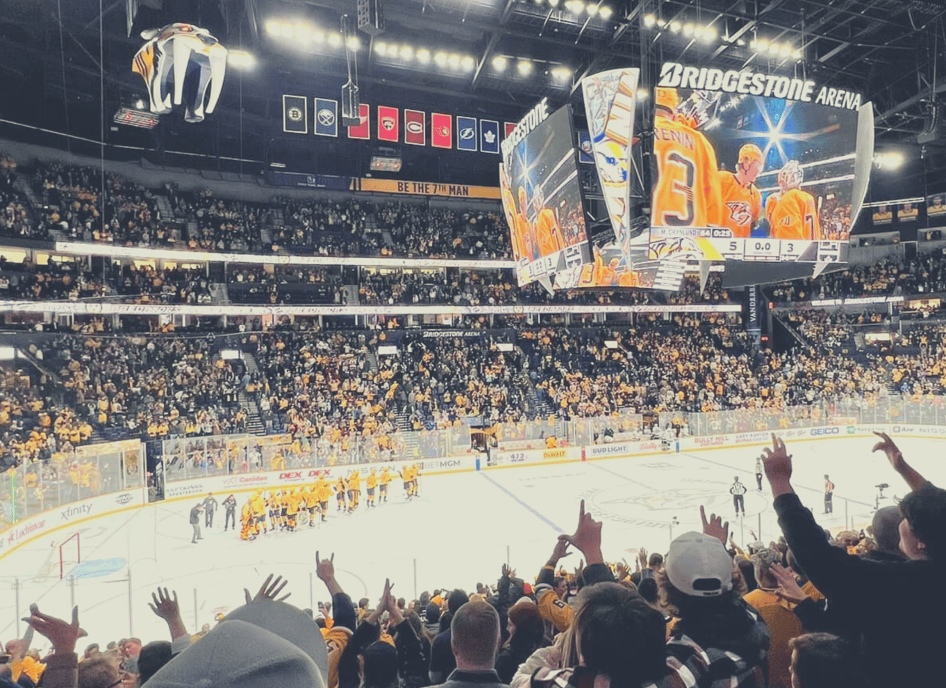Nashville: Billet til Nashville Predators ishockeykamp