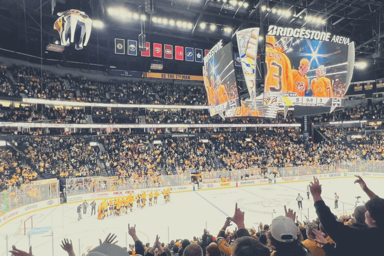 Nashville: Nashville Predators Ice Hockey Game Ticket Upper Sideline