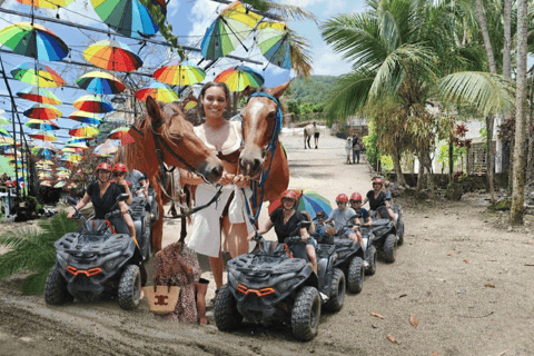 Puerto Plata: Triple Adventure on ATV, Horseback, City Tour