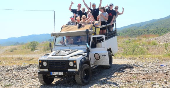Alanya : 5-in-1 Jeep & Buggy Safari, Zipline, Rafting Lunch