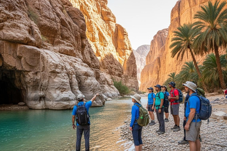 Evening Tour to Wadi Shab with Local Guide from Muscat