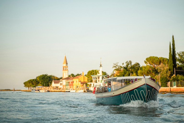 Murano, Burano, Torcello Day Tour by Classic Venetian Boat Tour in Spanish - Murano & Burano