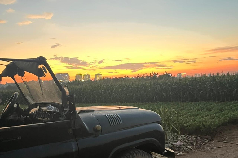Hanoi City Tour by Vintage Jeep: Train Street & Hidden Gems Hanoi Small Group Jeep tour. Max 6-7 people/group.