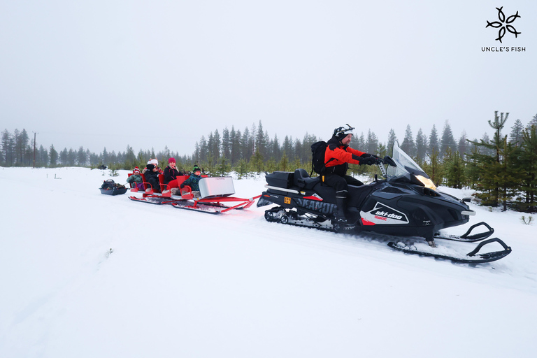 Rovaniemi: Ice Fishing, Snowmobile, and Net Fishing Tour