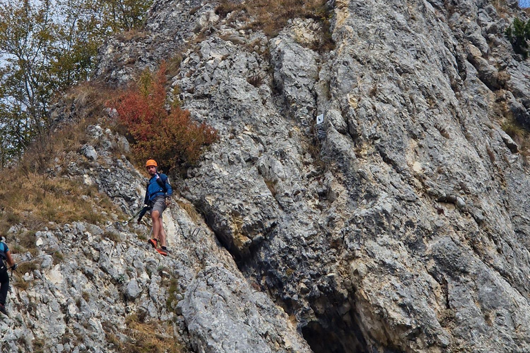 Brașov: Guided Gorge Hike, Caves, and Via Ferrata Adventure Brașov: Guided Hike and Caves