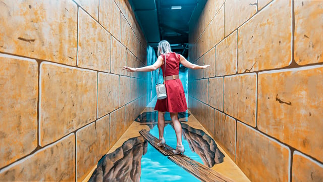 Dubaï : entrée au 3D World Trick-Art Museum