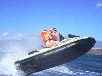 Tenerife: Double Jet Ski with Pick-Up (2 people/1 jet ski)