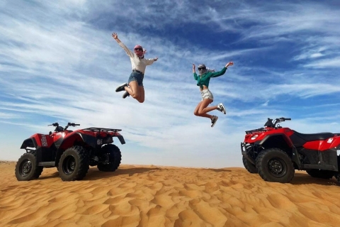 Z Dubaju: poranne pustynne safari i jazda quademWspólny transfer Tylko 1-godzinne safari na quadach (bez obozu)