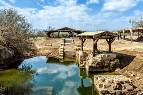 Da Amman al Monte Nebo, Madaba e il sito del BattesimoViaggio con trasporto, biglietti d&#039;ingresso e pranzo e guida