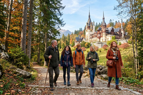 Bucharest-Dracula Castles, Peles-Cantacuzino-Brasov Day Tour COACH TOUR Audio guide in 24 languages