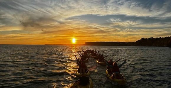 Lagos: Ponta da Piedade Kayak Tour with Guide