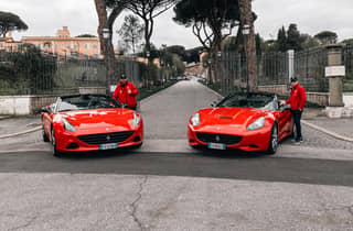 Rom: Fahre einen Ferrari California – Luxuriöse private Tour
