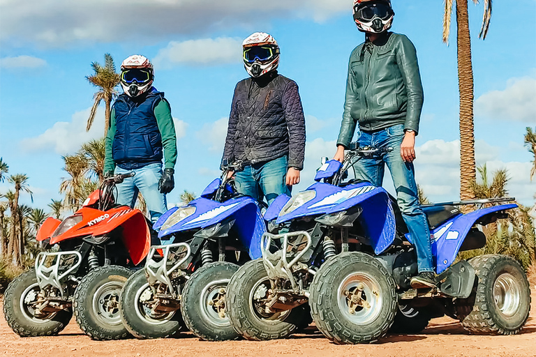 Marrakesch Quad Bike Aktivität: Palmenoase und Jbilat-Wüste