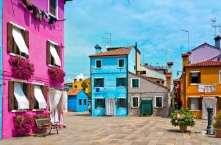 Tour durch die venezianische Lagune: Besuche Murano, Burano und Torcello