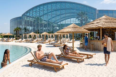 Bucharest: Therme Access & Transfer – Palm, Galaxy, Elysium Therme - Palm + Galaxy with Skip-the-Round ticket 3 HOURS