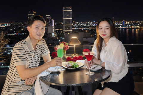 Da Nang: Panoramic Rooftop Dinner & Dragon Bridge Fire Show Dragon’s Flame Romance: Wine & Best View