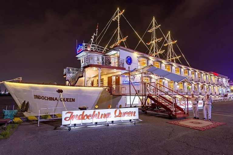 Saigon River: Dinner Cruise with City Lights & Live Music Dinner Cruise Ticket (No Transfer)