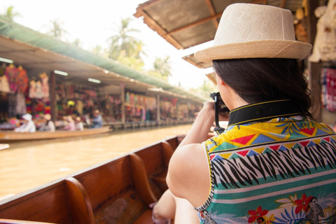 Damnoen Saduak Floating Market & Train Market Tour