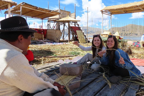 Lake Titicaca: Chimu Floating Island with totora weaving and fishing workshops Visit Chimu Island privately