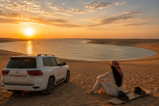 Doha: Inland Sea Guided Tour With Pickup and Drop Off