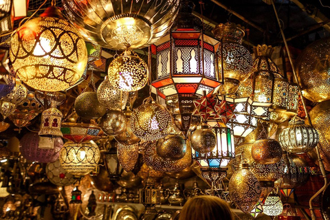 Marrakech: Ben Youssef, hemlig trädgård och Souks Walking TourGruppresa