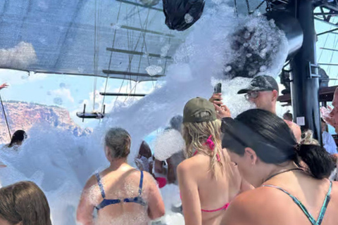 Side: Alanya Pirate Boat Tour with Swimming and Lunch Side: Alanya Sunset Pirate Boat Tour