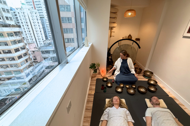 Hong Kong: Jet-Lag Ritual Sound Bath, Meridian Massage & Tea