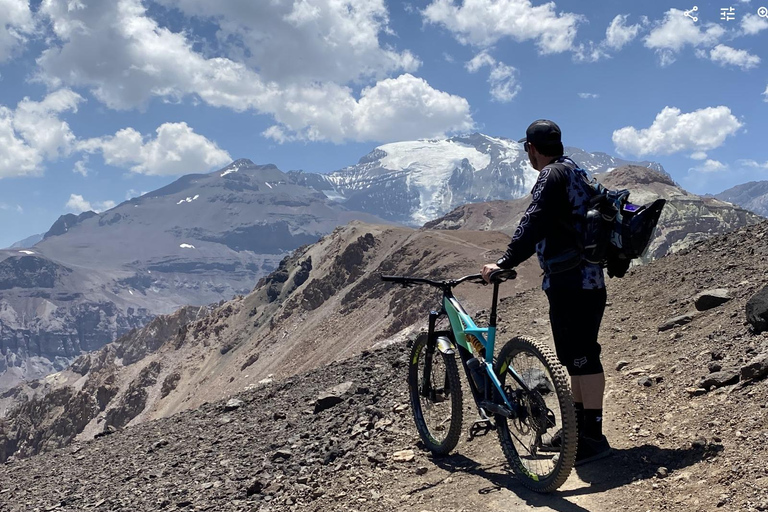 From Santiago: Full-Day High Altitude Andes Bike Adventure