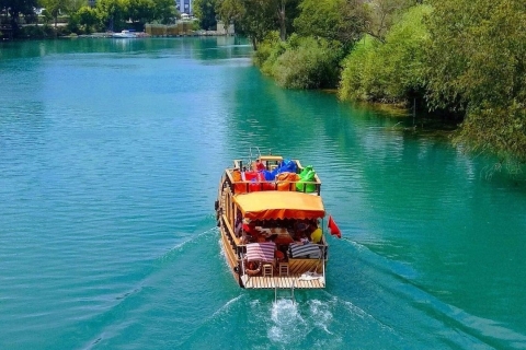 City of Side: Cruise with Manavgat Waterfall & Bazaar Visit